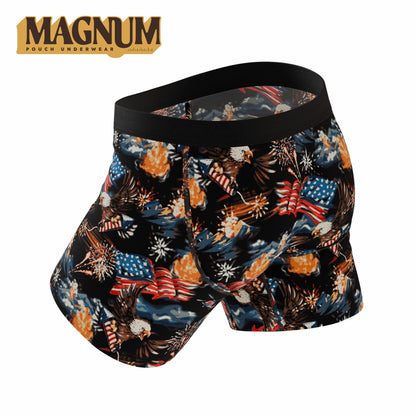 Shinesty Ball Hammock® Magnum Big Pouch Underwear - Americana Eagles