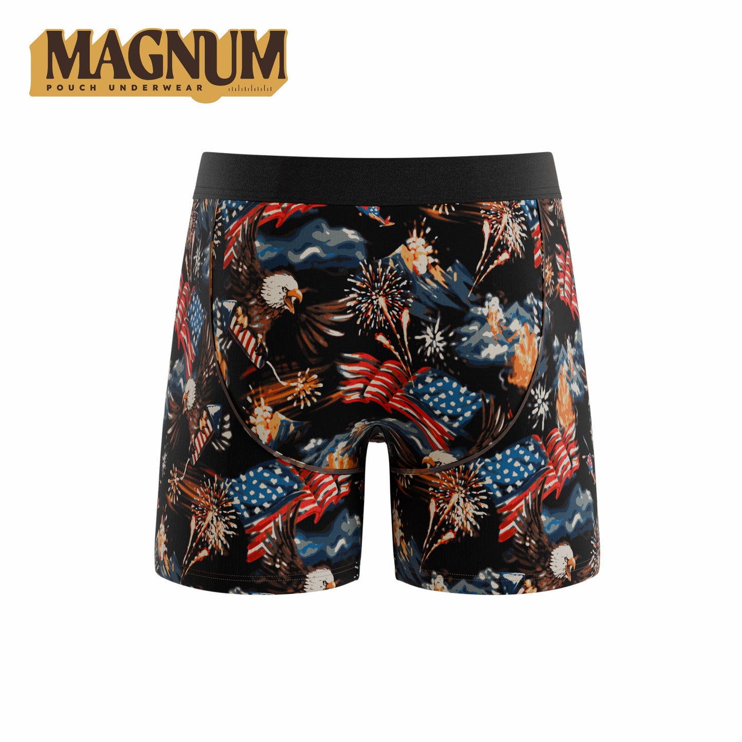 Shinesty Ball Hammock® Magnum Big Pouch Underwear - Americana Eagles
