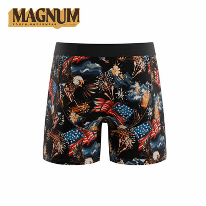Shinesty Ball Hammock® Magnum Big Pouch Underwear - Americana Eagles