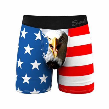 Shinesty Ball Hammock® Magnum Big Pouch Underwear - American Flag