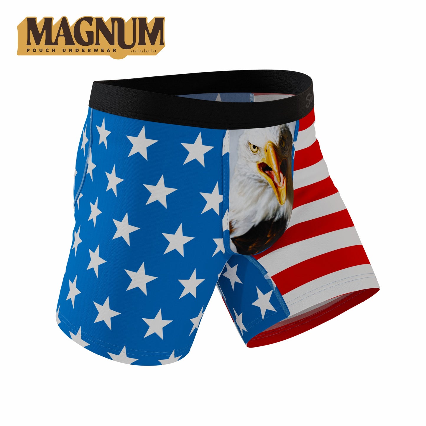 Shinesty Ball Hammock® Magnum Big Pouch Underwear - American Flag