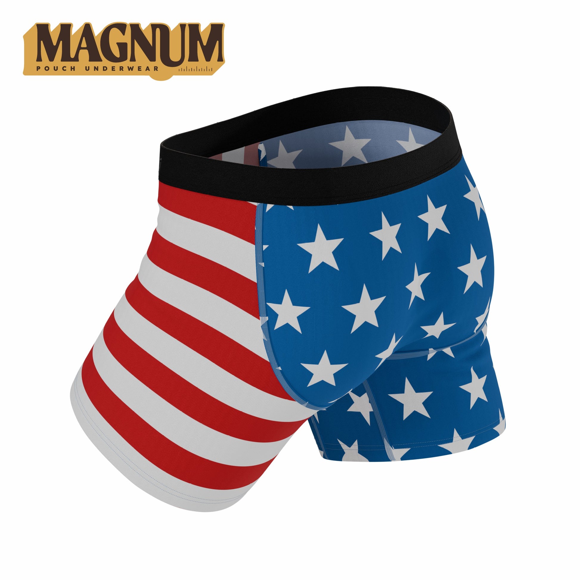 Shinesty Ball Hammock® Magnum Big Pouch Underwear - American Flag