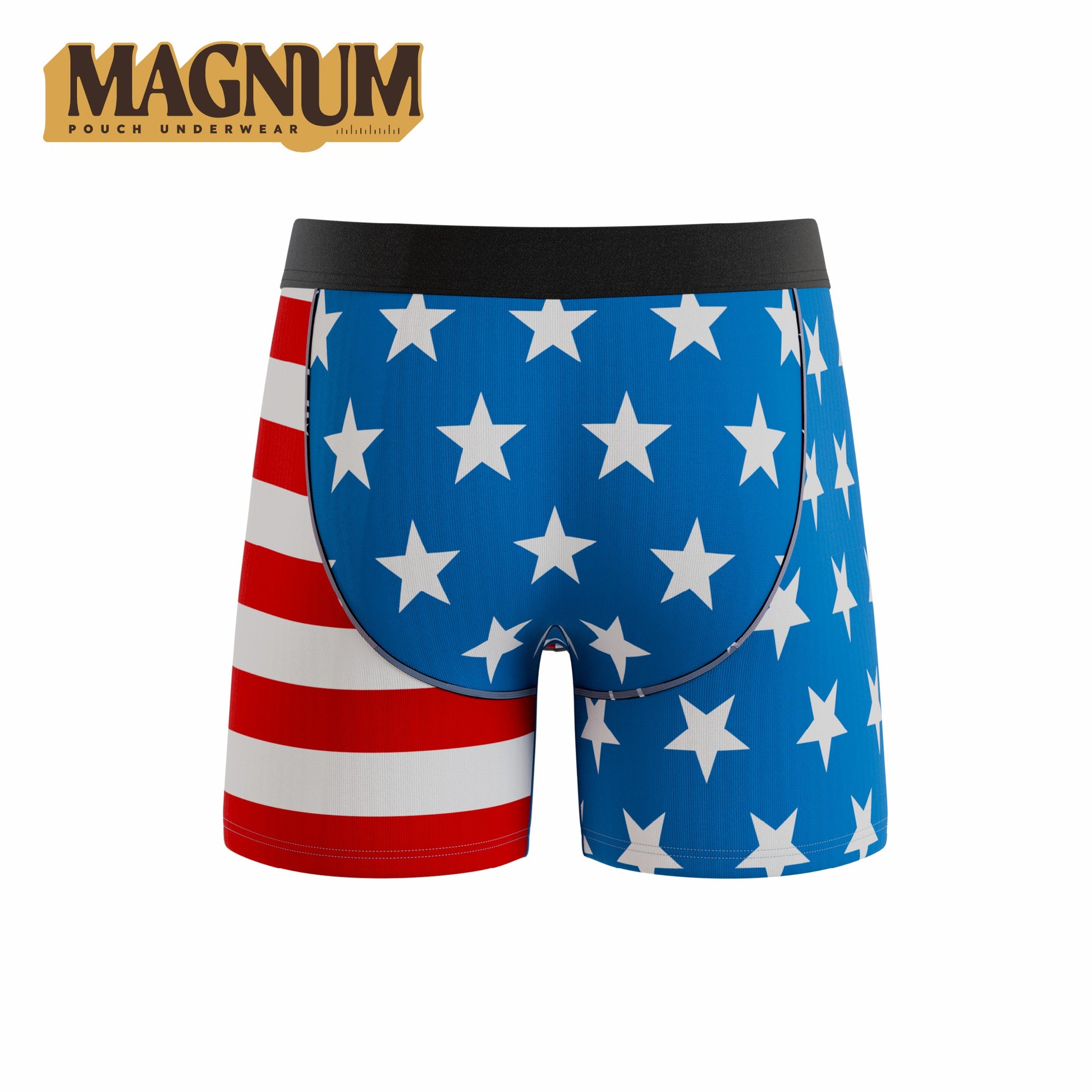 Shinesty Ball Hammock® Magnum Big Pouch Underwear - American Flag