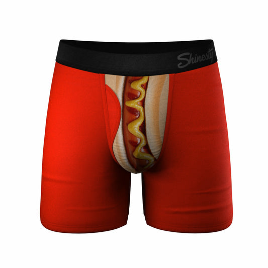 Shinesty Ball Hammock® Magnum Big Pouch Underwear - Hot Dog