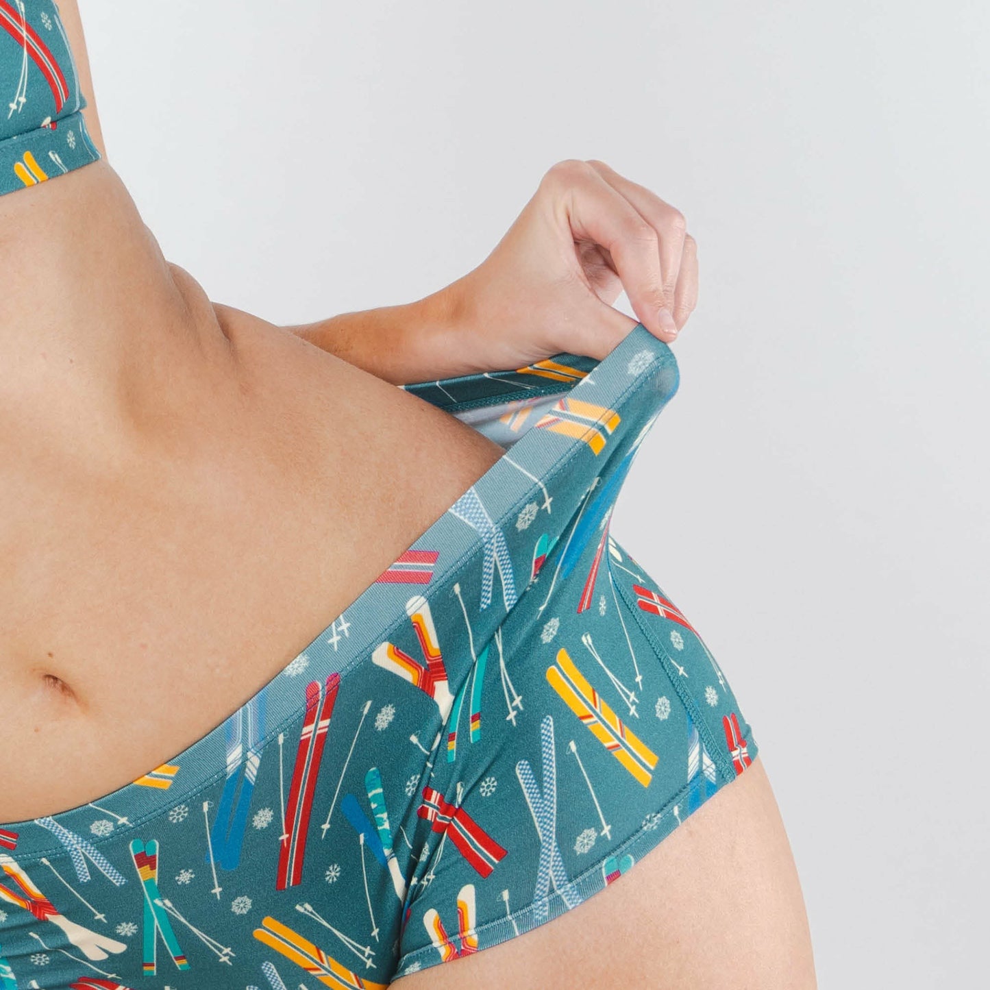 Shinesty Boyshort Underwear - Retro Ski