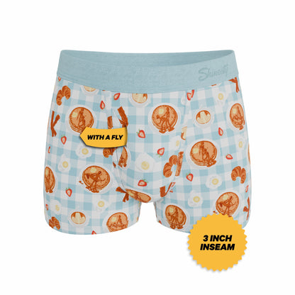 Shinesty Men's Ball Hammock® Pouch Trunk Underwear - Naughty Breakfast