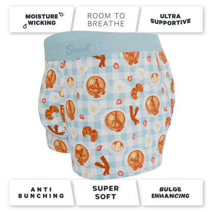 Shinesty Men's Ball Hammock® Pouch Trunk Underwear - Naughty Breakfast