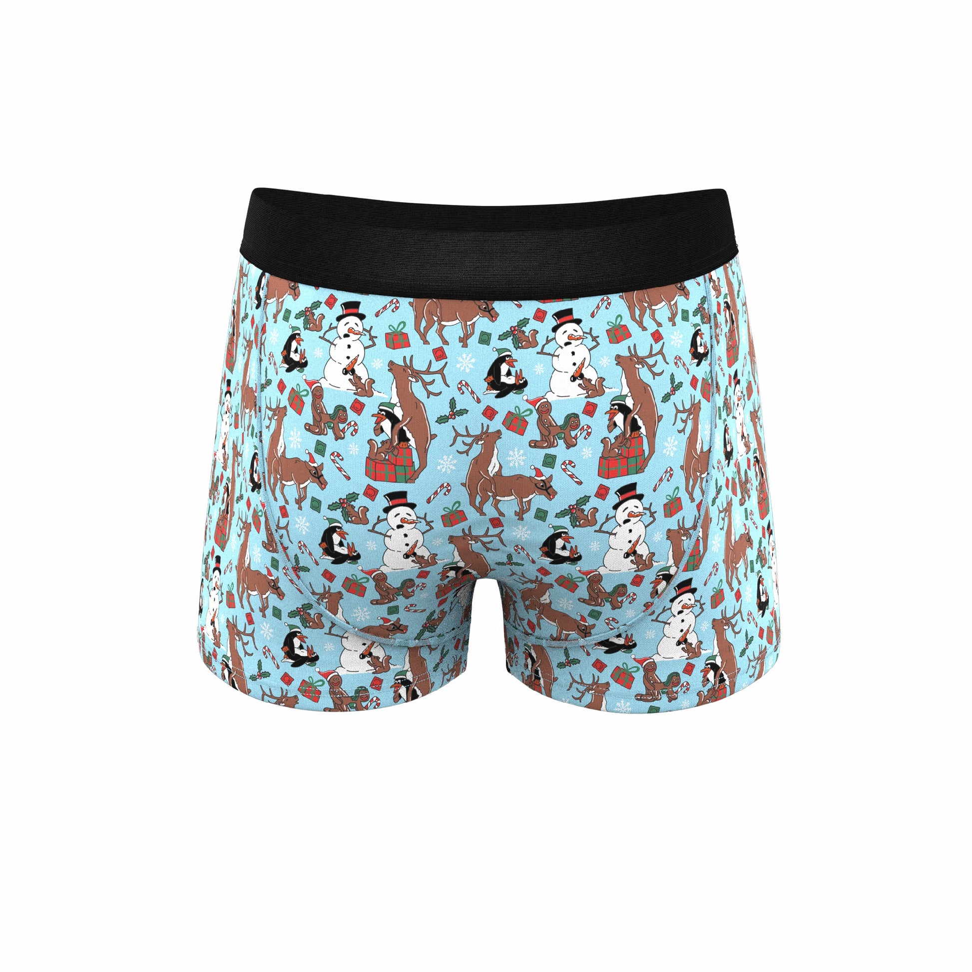 Shinesty Men's Ball Hammock® Pouch Trunk Underwear - Christmas Characters