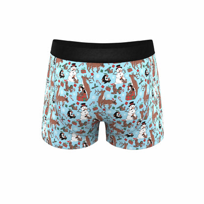 Shinesty Men's Ball Hammock® Pouch Trunk Underwear - Christmas Characters
