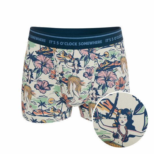Shinesty Men's Ball Hammock® Pouch Trunk Underwear - Shinesty x Margaritaville®