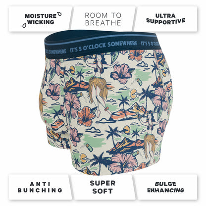 Shinesty Men's Ball Hammock® Pouch Trunk Underwear - Shinesty x Margaritaville®