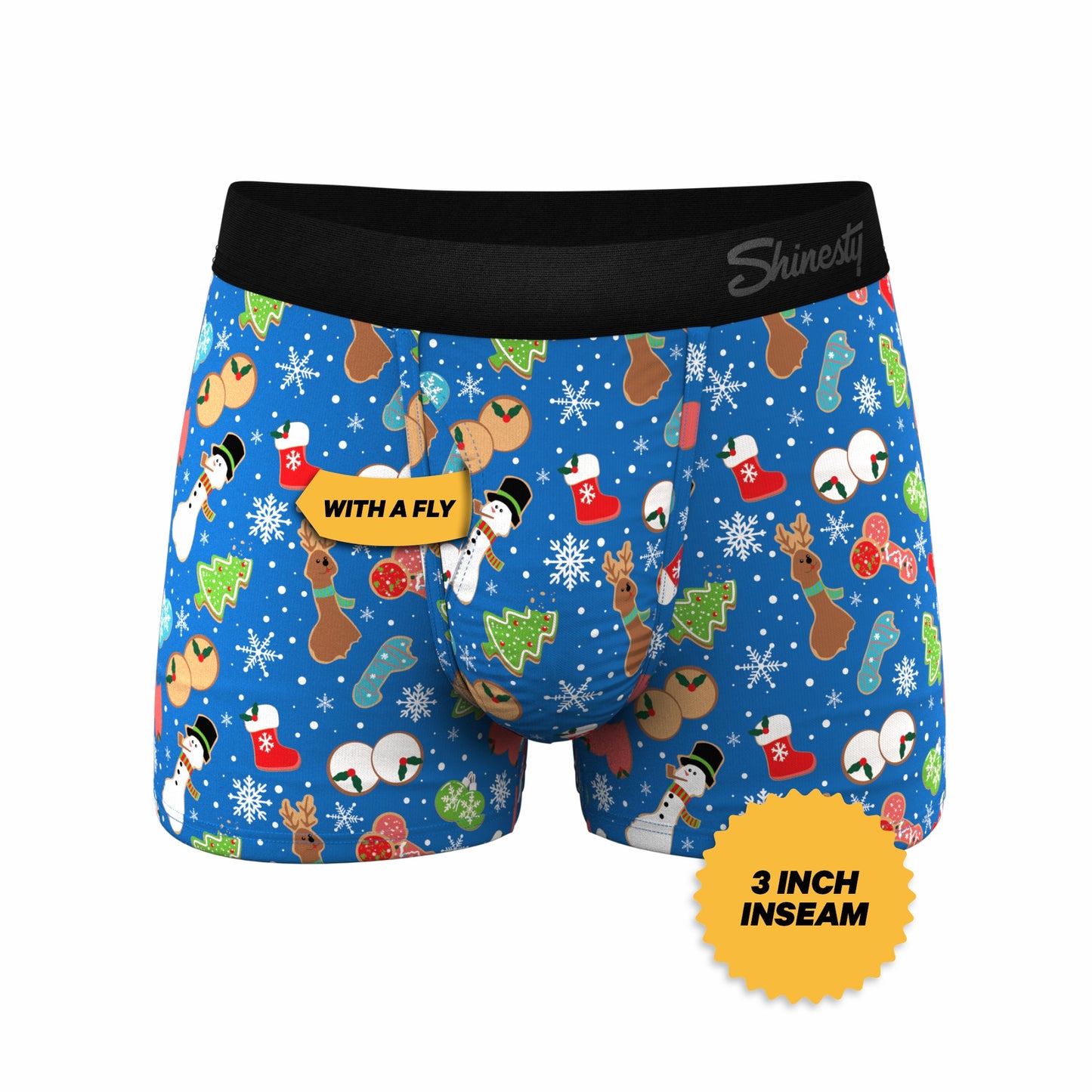 Shinesty Men's Ball Hammock® Pouch Trunk Underwear - Christmas Cookies
