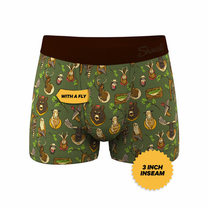 Shinesty Men's Ball Hammock® Pouch Trunk Underwear - Taxidermy
