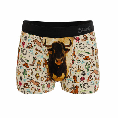 Shinesty Men's Ball Hammock® Pouch Trunk Underwear - Bull