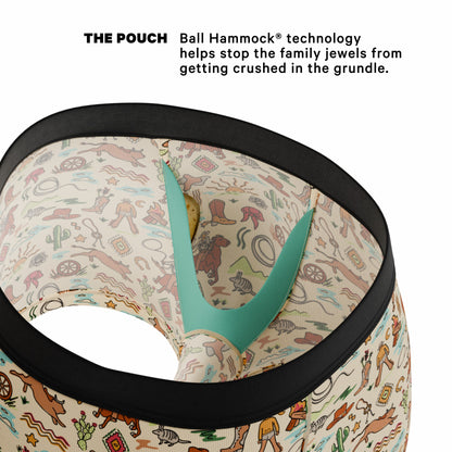 Shinesty Men's Ball Hammock® Pouch Trunk Underwear - Bull