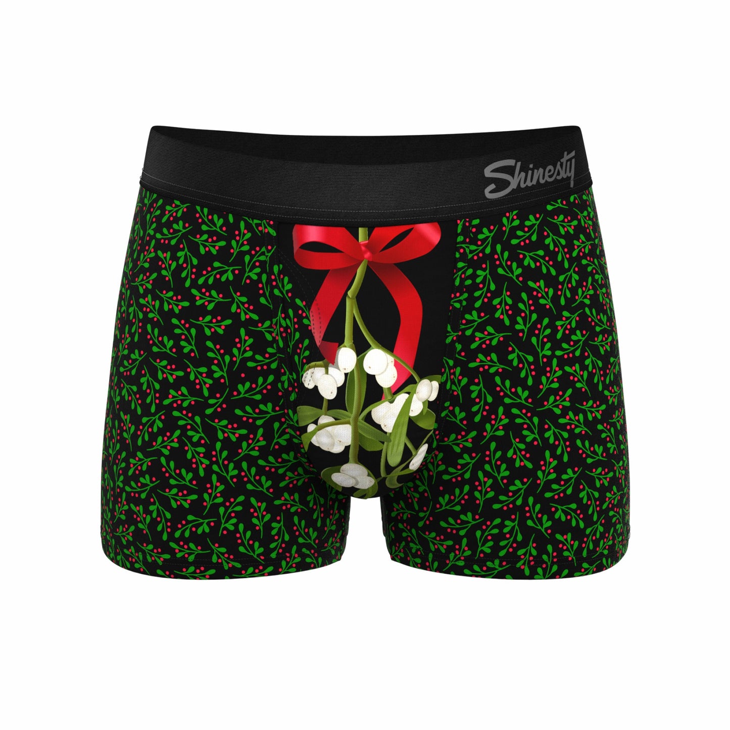 Shinesty Men's Ball Hammock® Pouch Trunk Underwear - Mistletoe