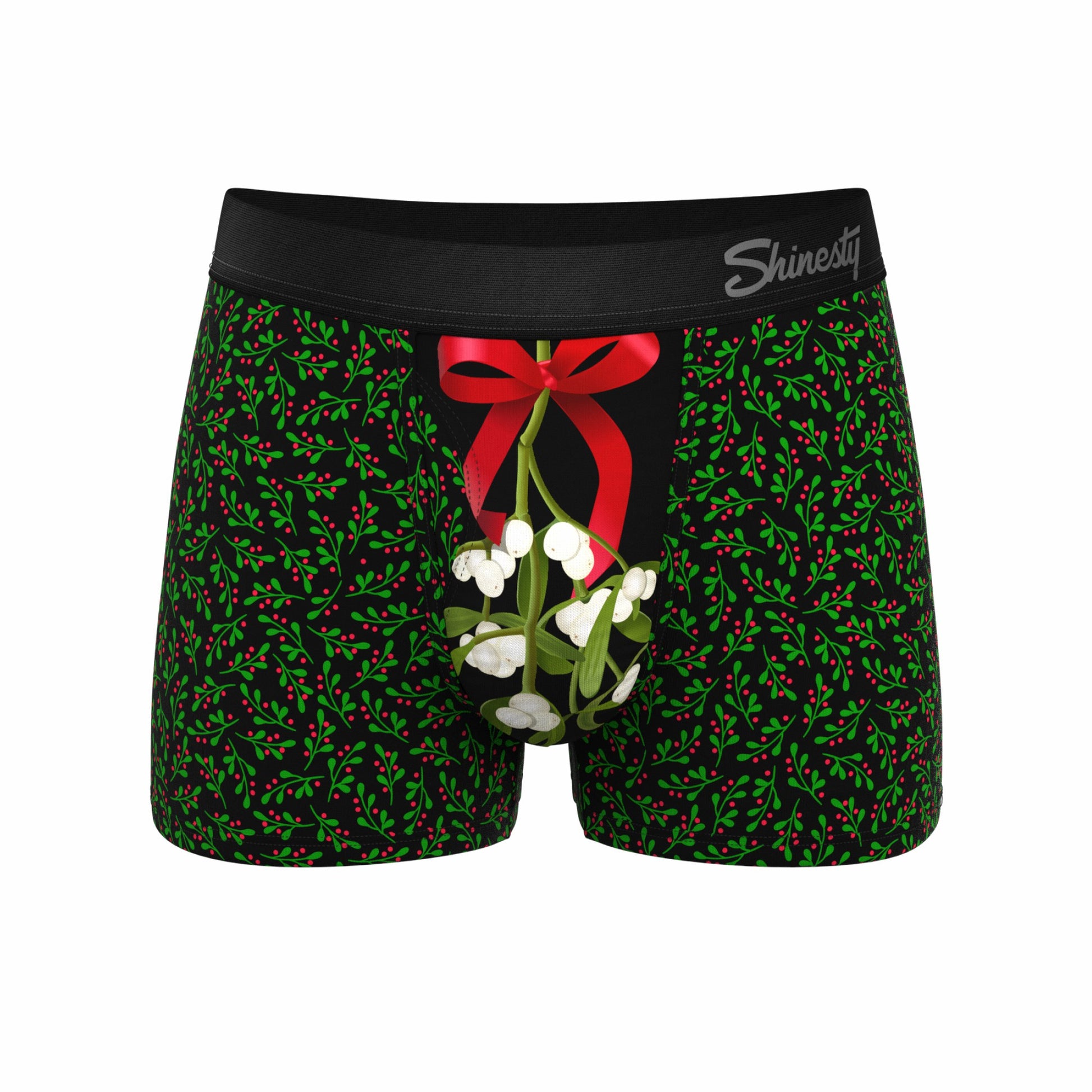 Shinesty Men's Ball Hammock® Pouch Trunk Underwear - Mistletoe