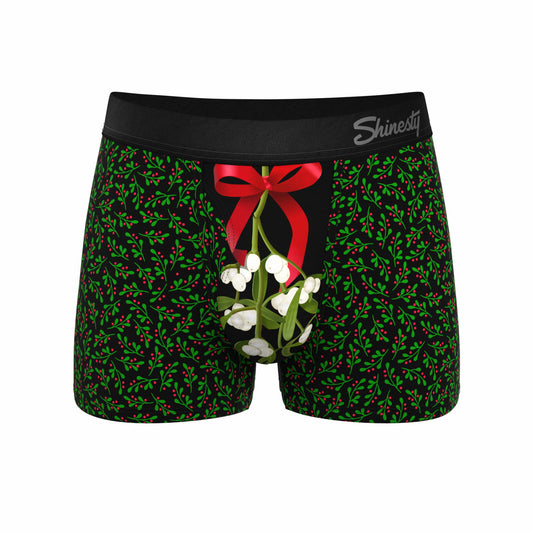 Shinesty Men's Ball Hammock® Pouch Trunk Underwear - Mistletoe