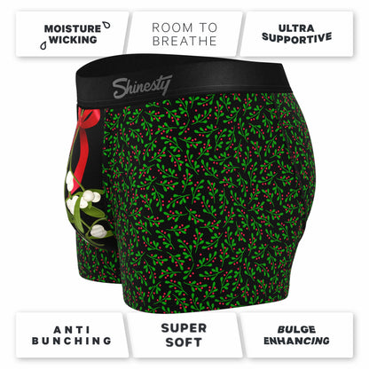 Shinesty Men's Ball Hammock® Pouch Trunk Underwear - Mistletoe