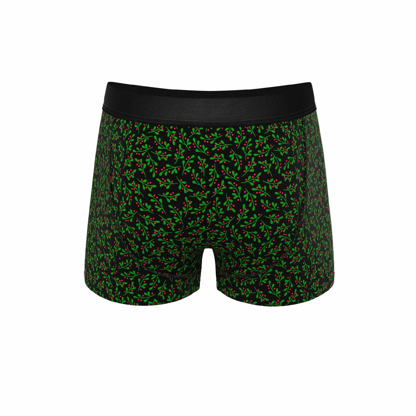 Shinesty Men's Ball Hammock® Pouch Trunk Underwear - Mistletoe
