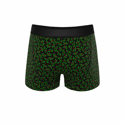 Shinesty Men's Ball Hammock® Pouch Trunk Underwear - Mistletoe
