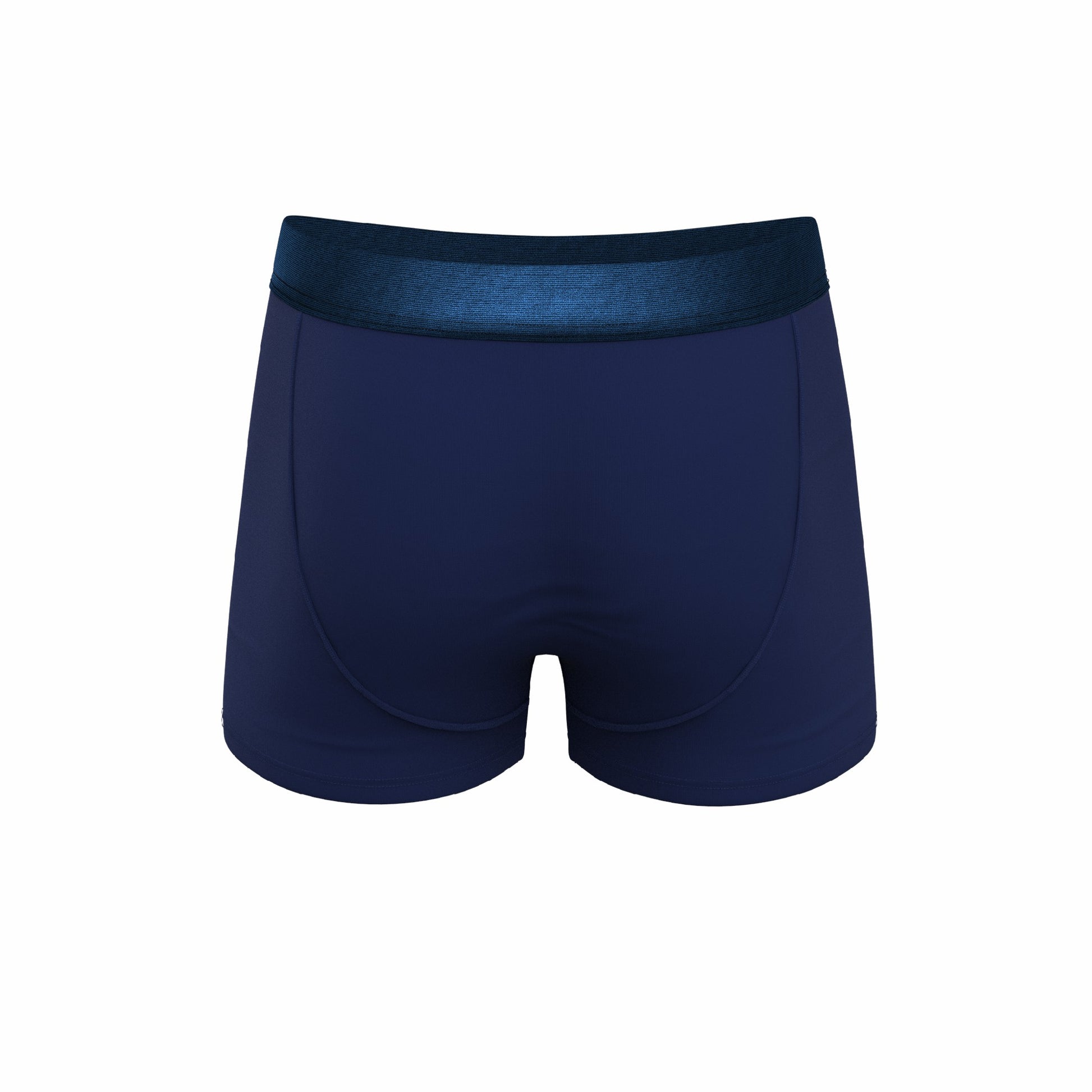 Shinesty Tonal Navy Men's Ball Hammock® Pouch Trunk Underwear - The Navy Jones
