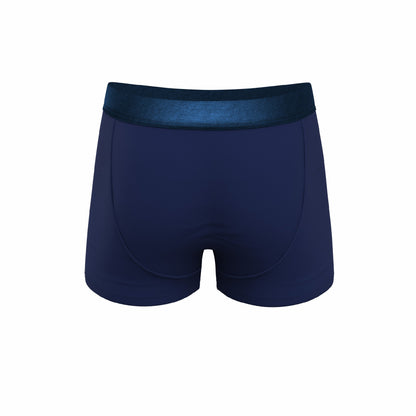 Shinesty Tonal Navy Men's Ball Hammock® Pouch Trunk Underwear - The Navy Jones