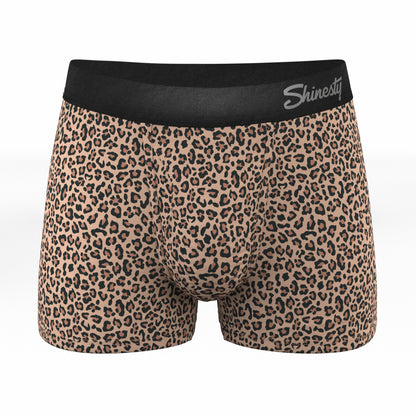 Shinesty Men's Ball Hammock® Pouch Trunk Underwear - Leopard Print