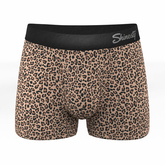 Shinesty Men's Ball Hammock® Pouch Trunk Underwear - Leopard Print