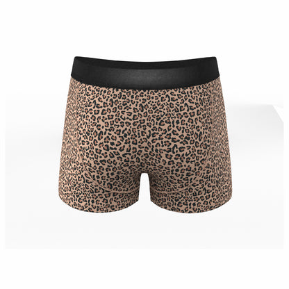 Shinesty Men's Ball Hammock® Pouch Trunk Underwear - Leopard Print