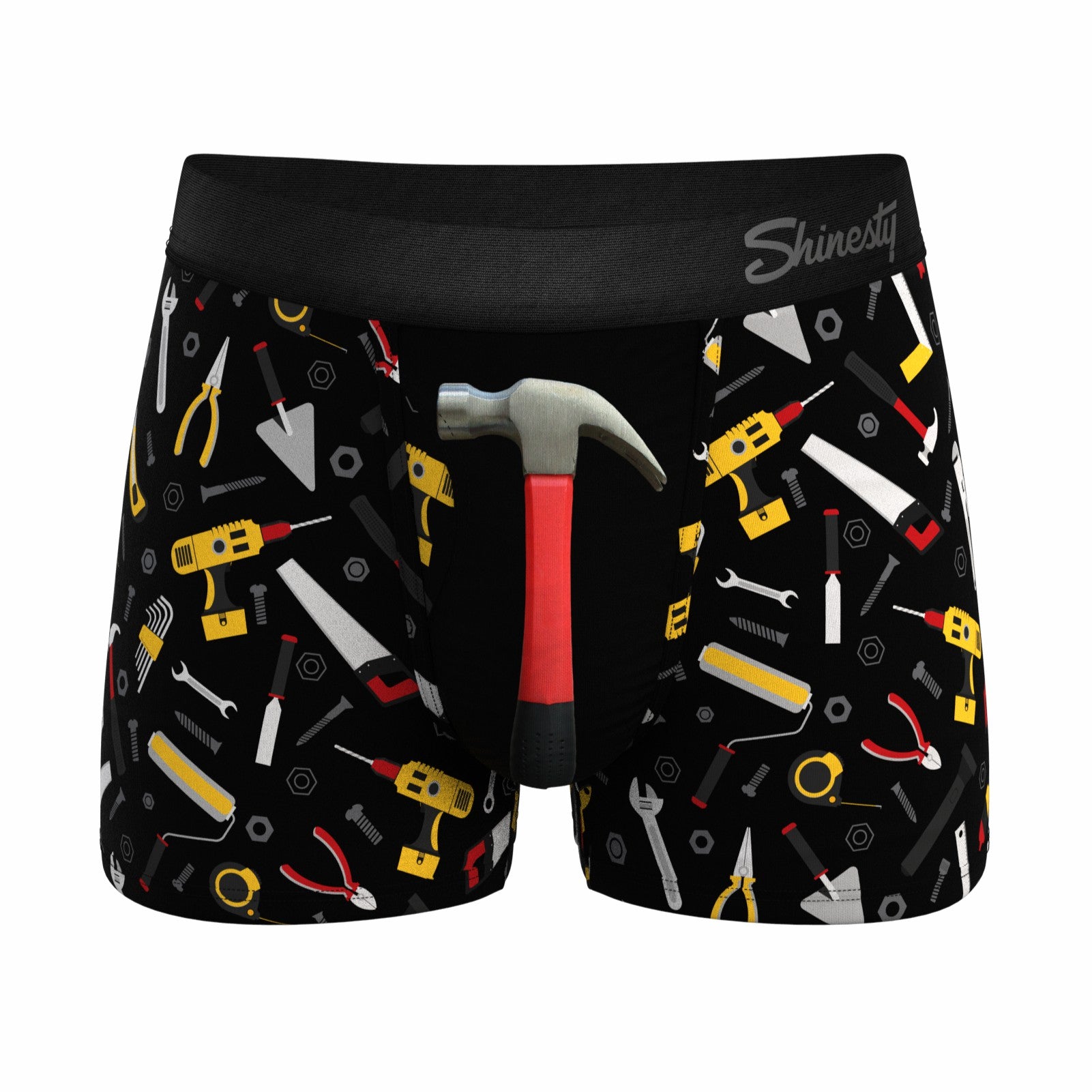 Shinesty Men's Ball Hammock® Pouch Trunk Underwear - Hammer and Tools