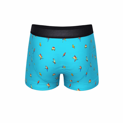 Shinesty Parrot Men's Ball Hammock® Pouch Trunk Underwear - The Tweet Yourself