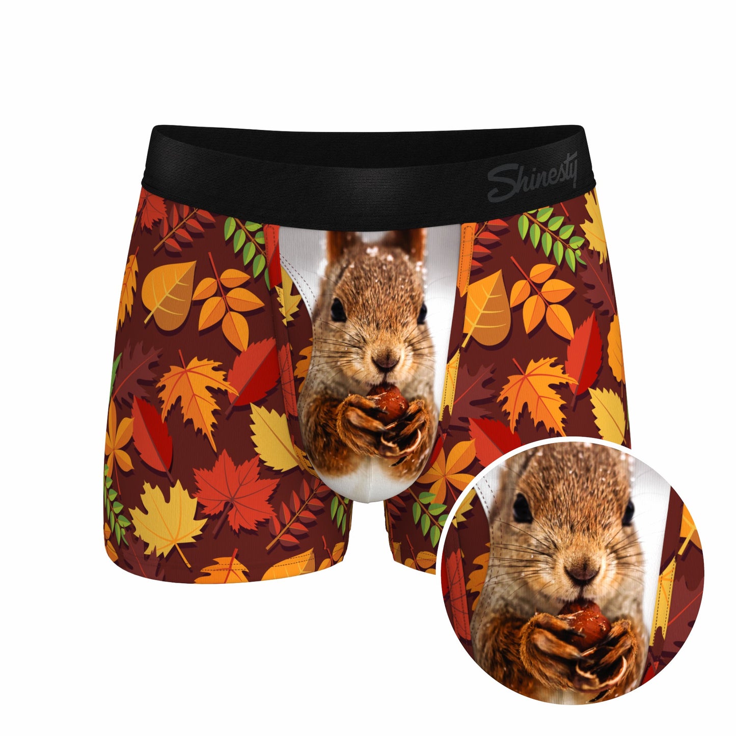 Shinesty Men's Ball Hammock® Pouch Trunk Underwear - Squirrel