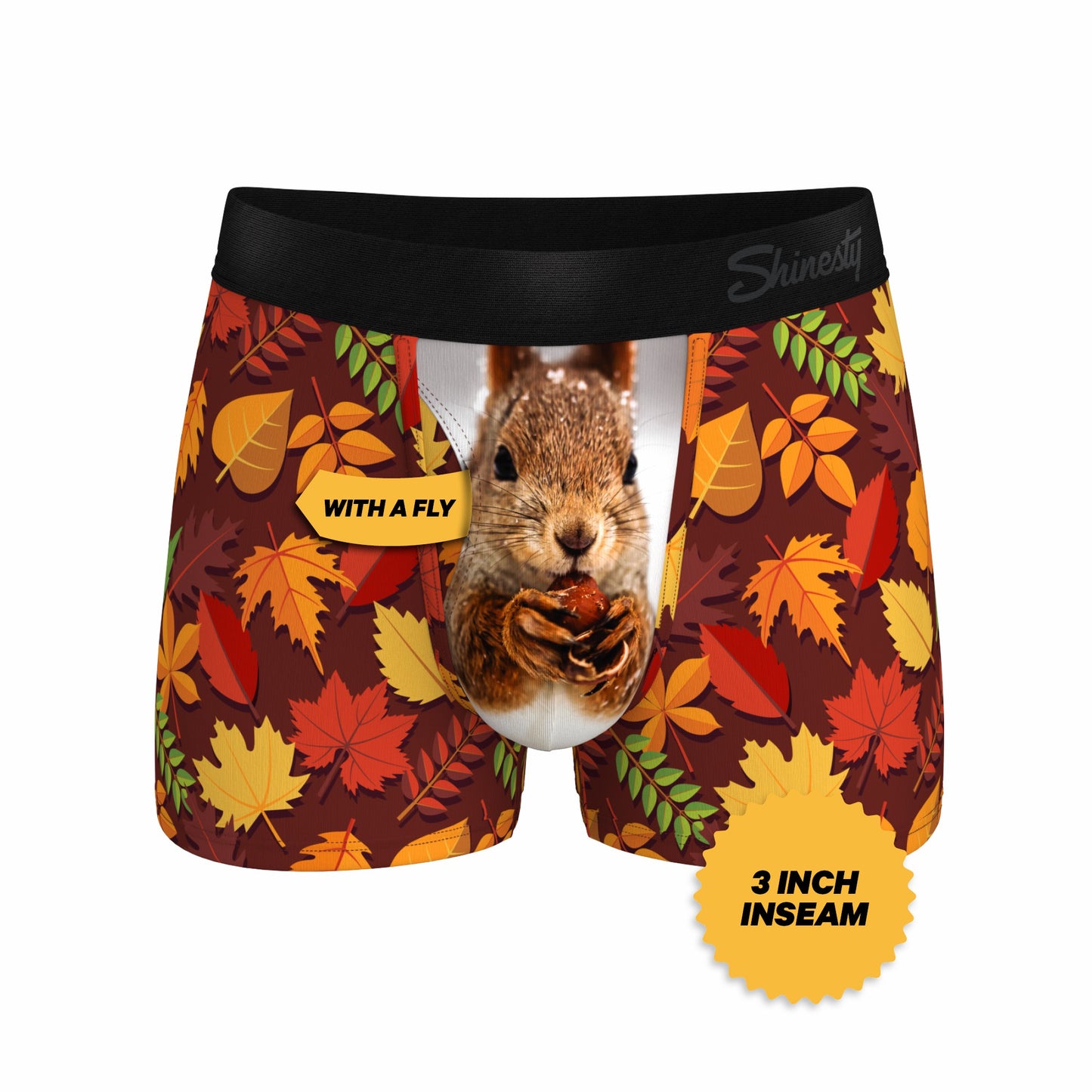 Shinesty Men's Ball Hammock® Pouch Trunk Underwear - Squirrel