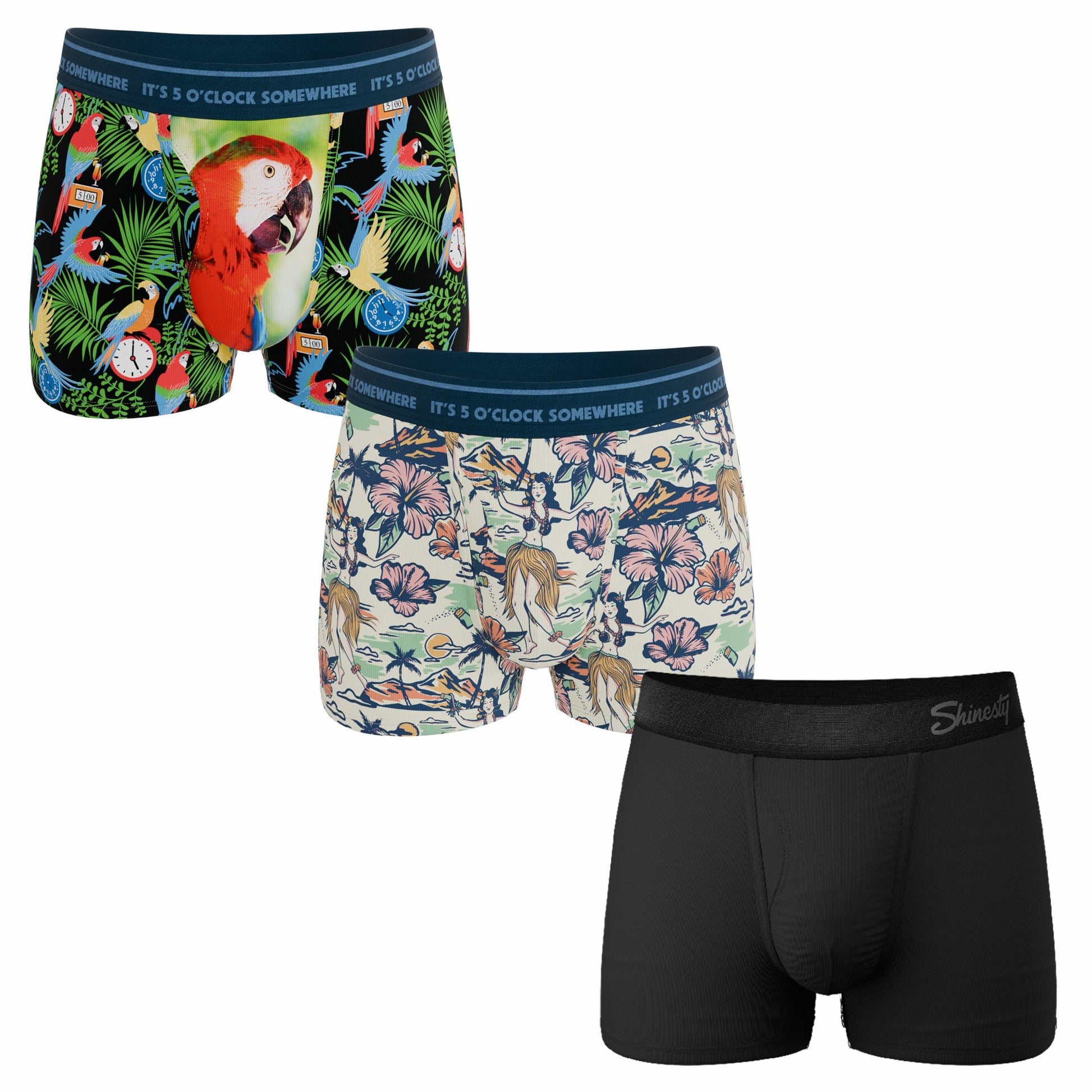 Shinesty Ball Hammock® Pouch Trunks Underwear 3 Pack - Margaritaville® x Shinesty 2026