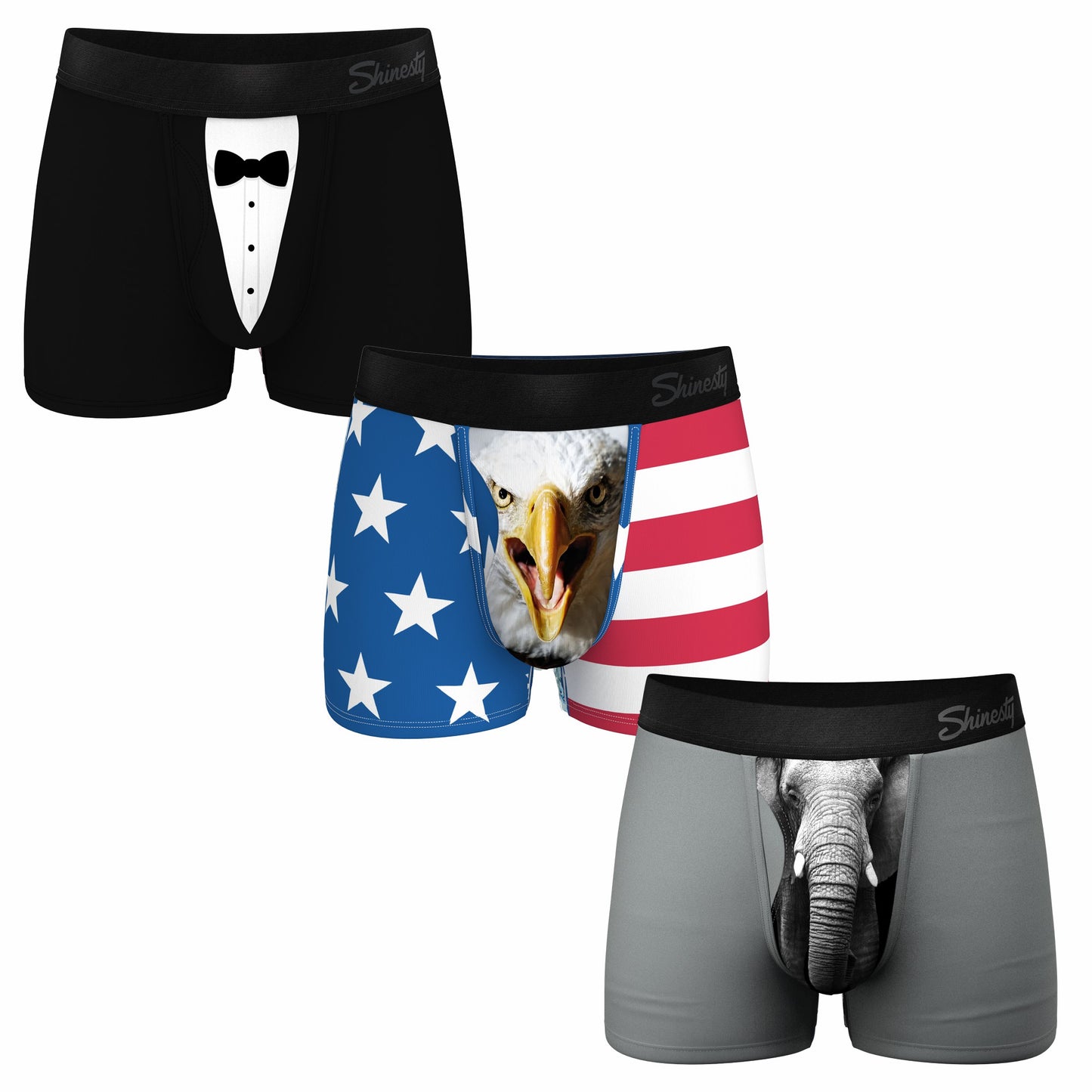 Shinesty Ball Hammock® Pouch Trunks Underwear 3 Pack - Apex 1