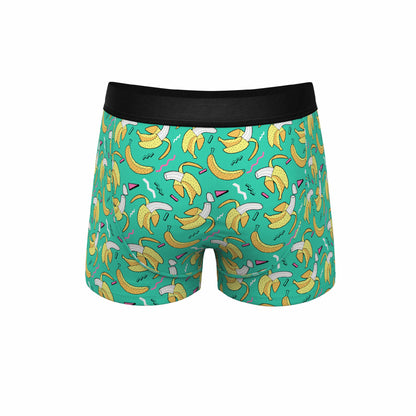 Shinesty Men's Ball Hammock® Pouch Trunk Underwear - Retro Banana