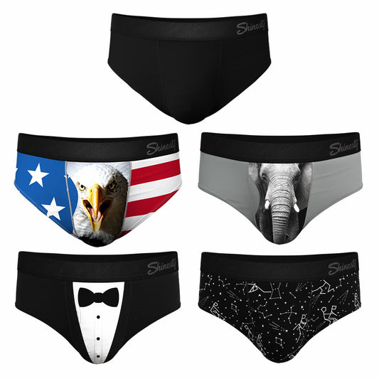 Shinesty Ball Hammock® Pouch Briefs 5 Pack - Variety 1