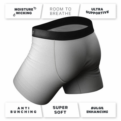 Shinesty Black Blue Grey Ball Hammock® Boxer Brief 3 Pack - The Solid Dude