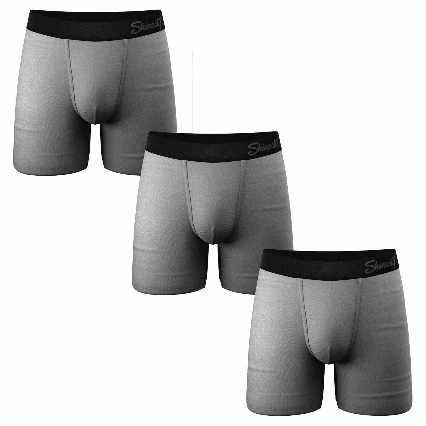 Shinesty Ball Hammock® Boxer Brief 3 Pack - Grey