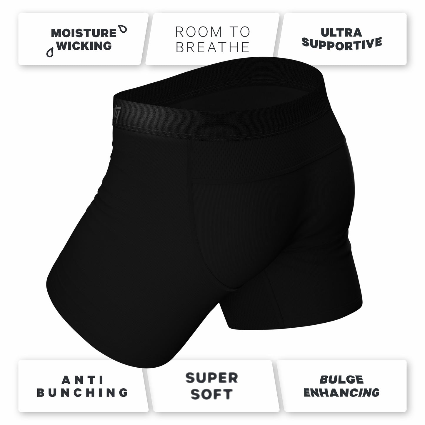Shinesty Funny Wedding Weekend Ball Hammock® Boxer Brief 3 Pack - The Black Tie Wedding