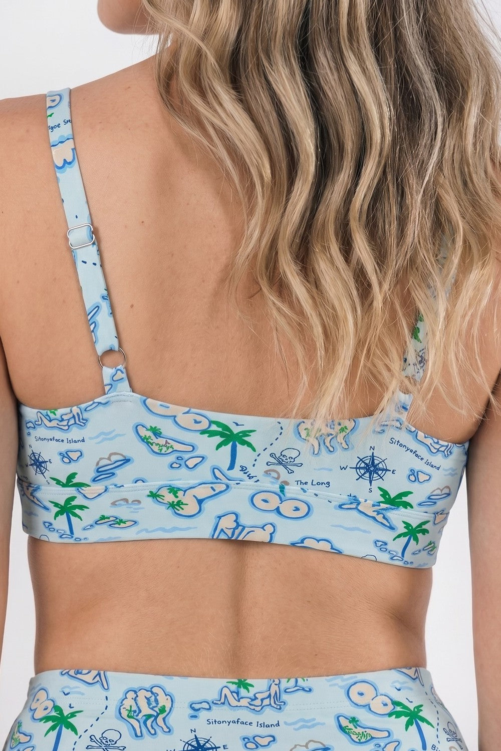 Shinesty Supportive Wireless Plunge Bralette - Naughty Map