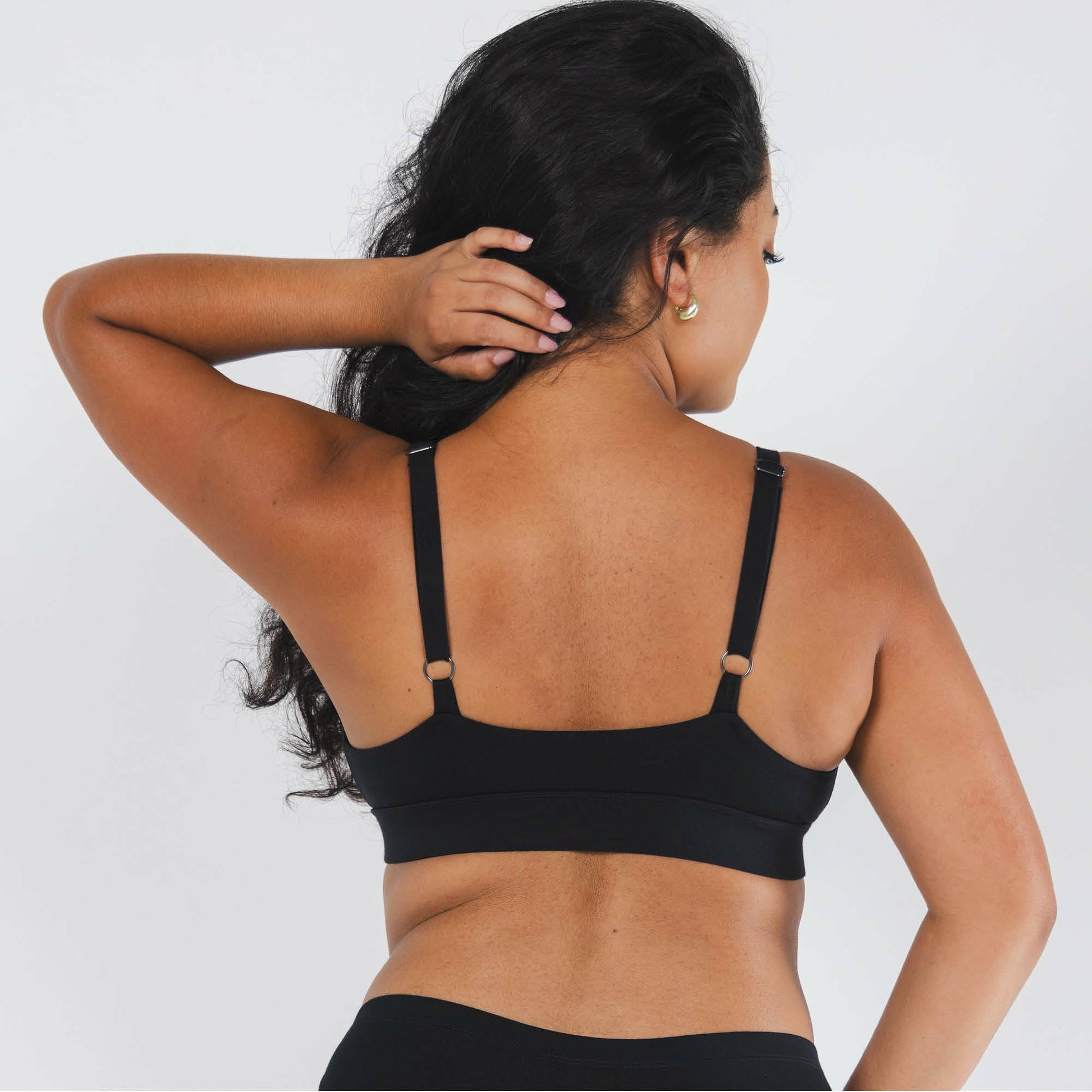 Shinesty Wireless Plunge Bralette 3 Pack - Black
