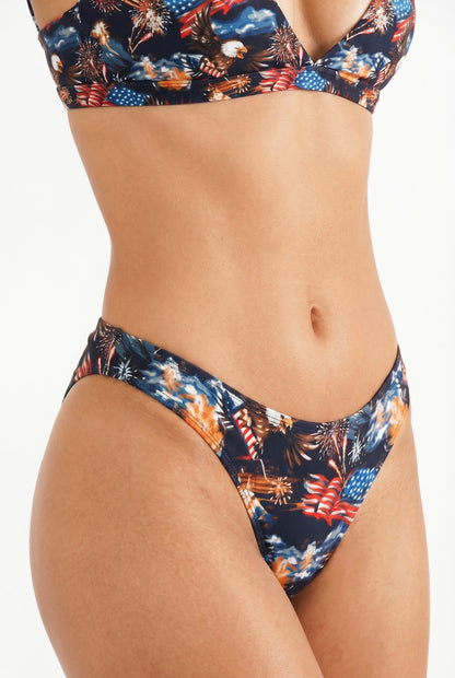 Shinesty MicroModal Thong - Americana Eagles