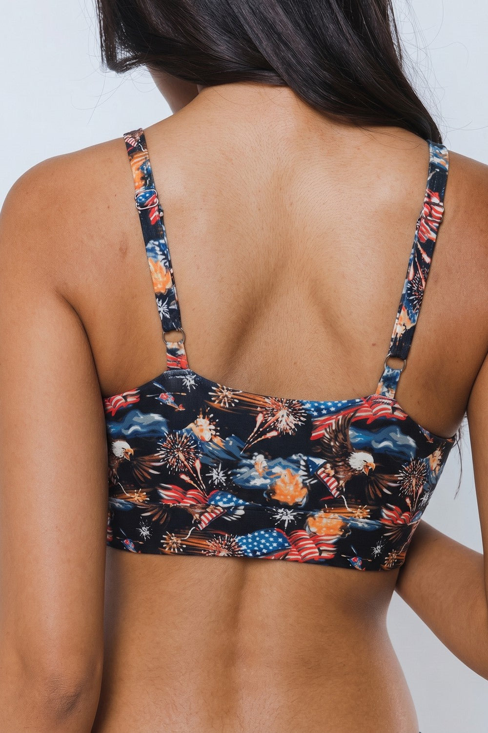 Shinesty Bralette - Americana Eagles
