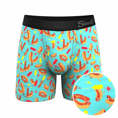 Shinesty Hot Dogs Ball Hammock® Pouch Underwear - The Use A Condiment