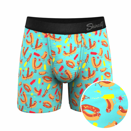 Shinesty Hot Dogs Ball Hammock® Pouch Underwear - The Use A Condiment