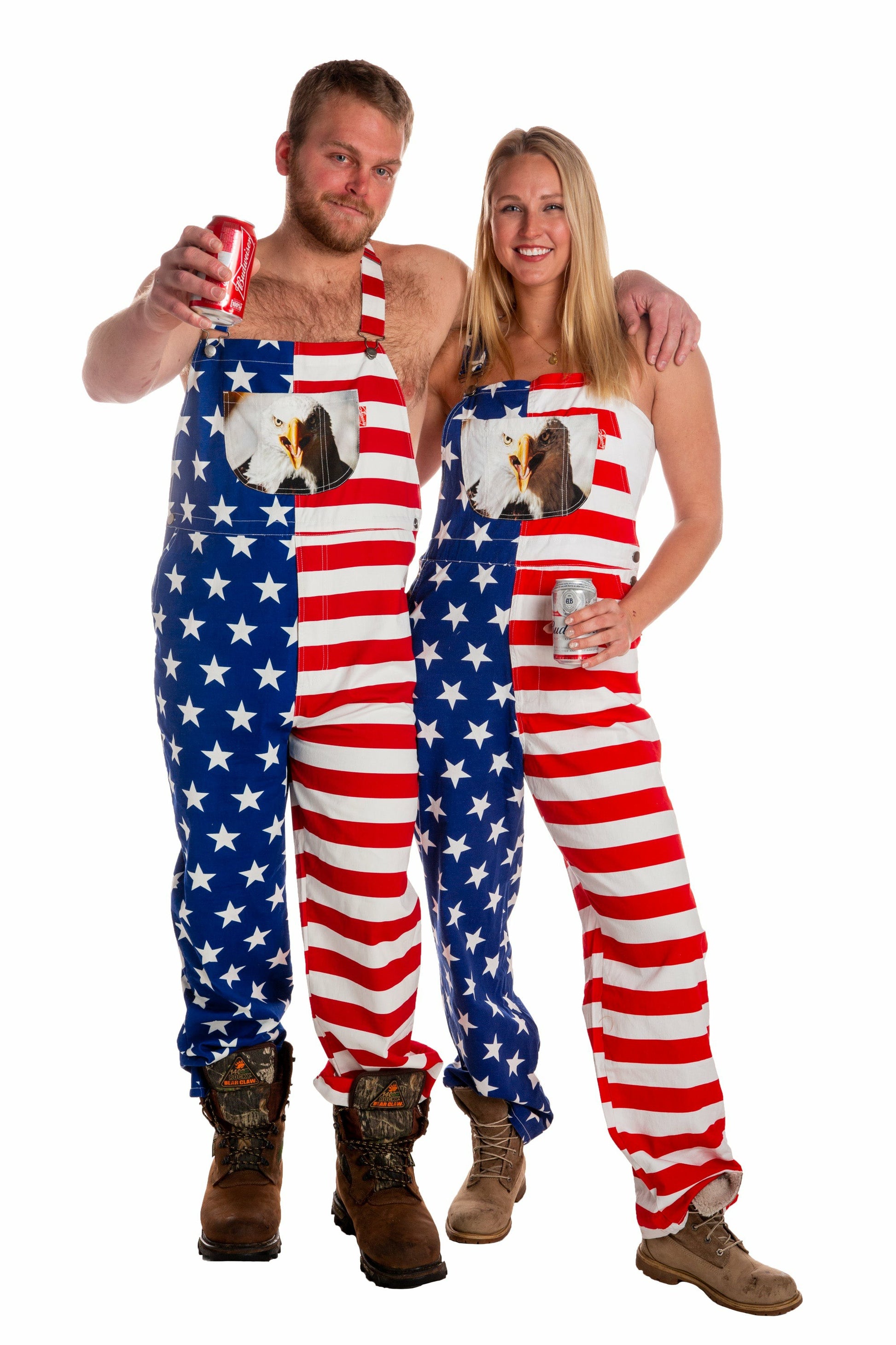 Shinesty American Flag Overalls - The Screamin Eagles