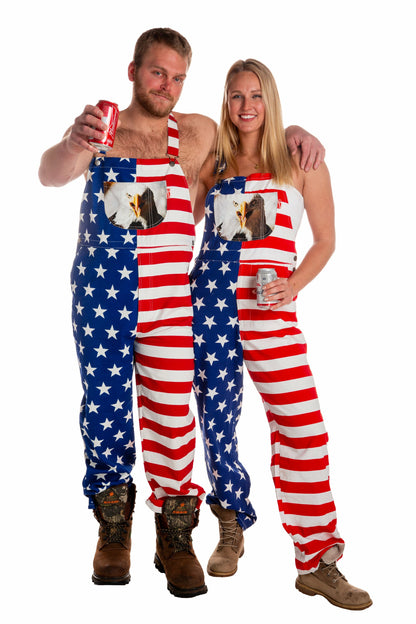 Shinesty American Flag Overalls - The Screamin Eagles