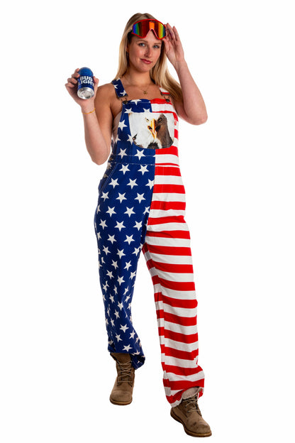 Shinesty American Flag Overalls - The Screamin Eagles